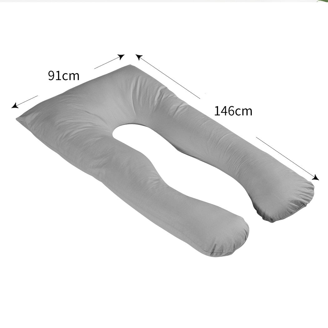 Maternity Pregnancy Pillow Cases Nursing Sleeping Body Support Feeding