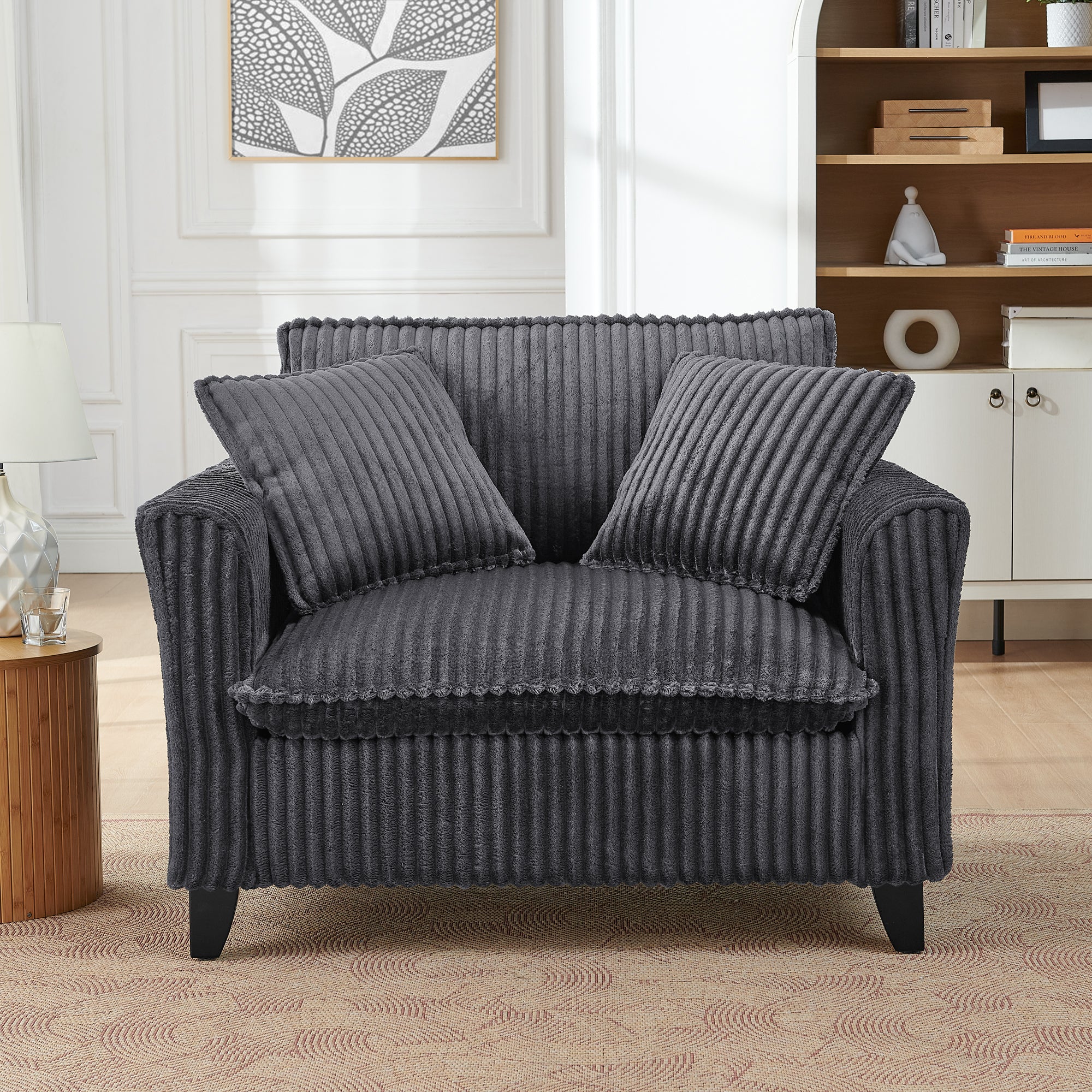Lazy sofa chair, comfortable single-person sofa chair, with a backrest