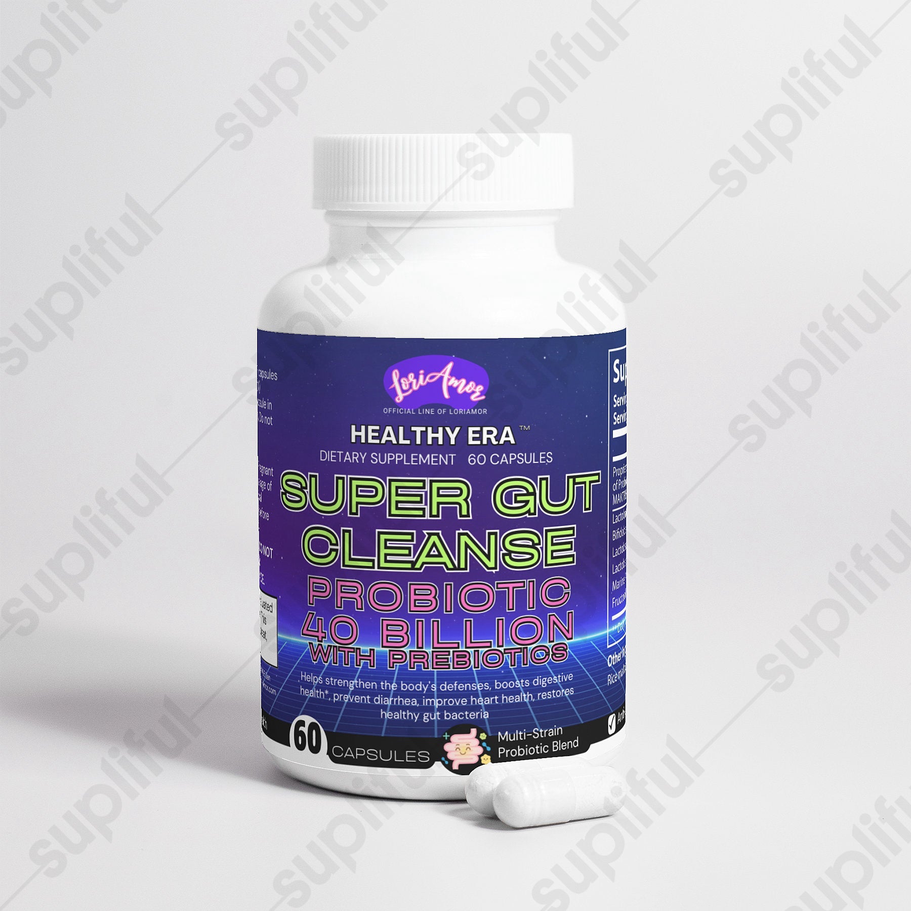 Super Gut Cleanse Probiotic 40 Billion with Prebiotics