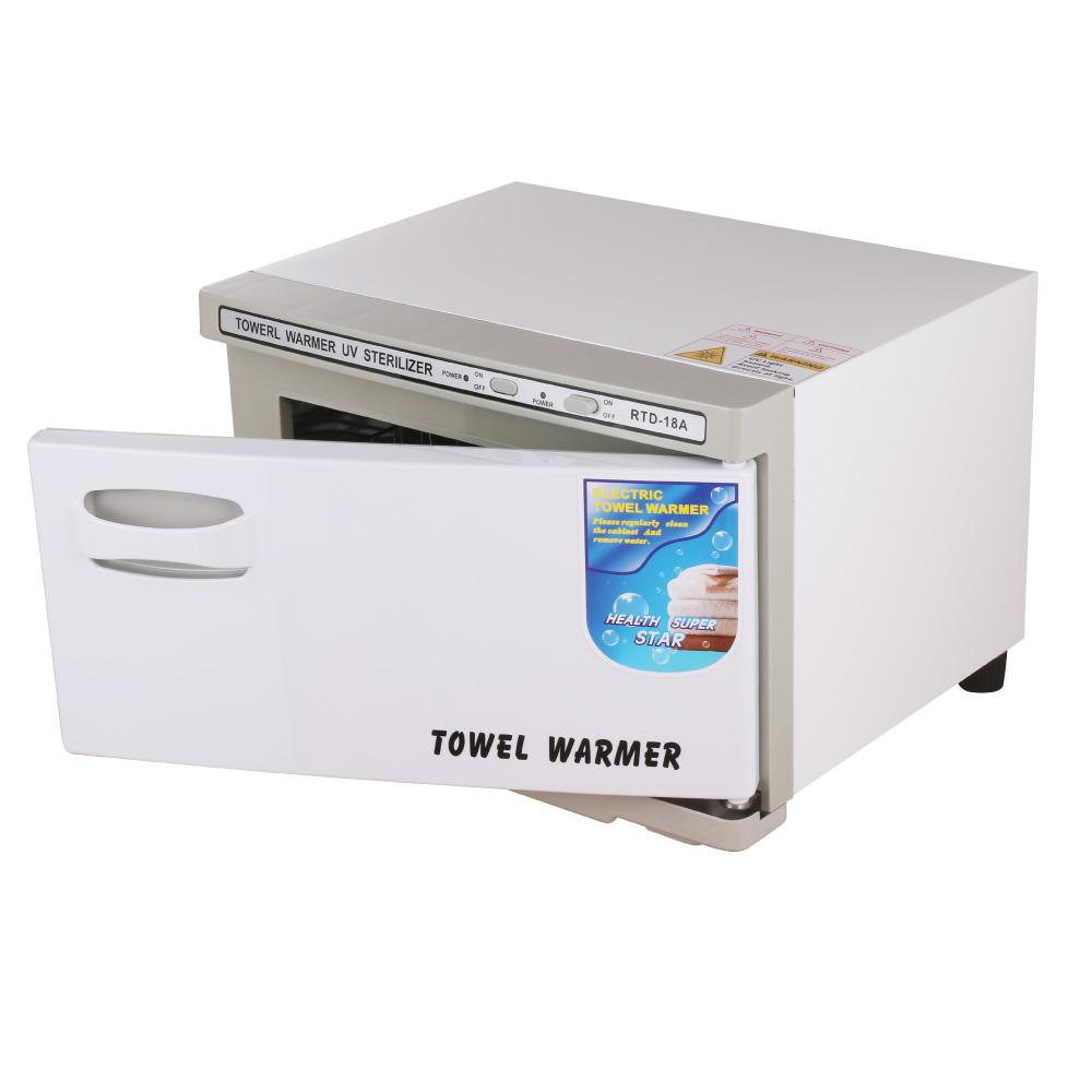 Orku 18L White UV Electric Towel Warmer Steriliser Cabinet Salon Heat