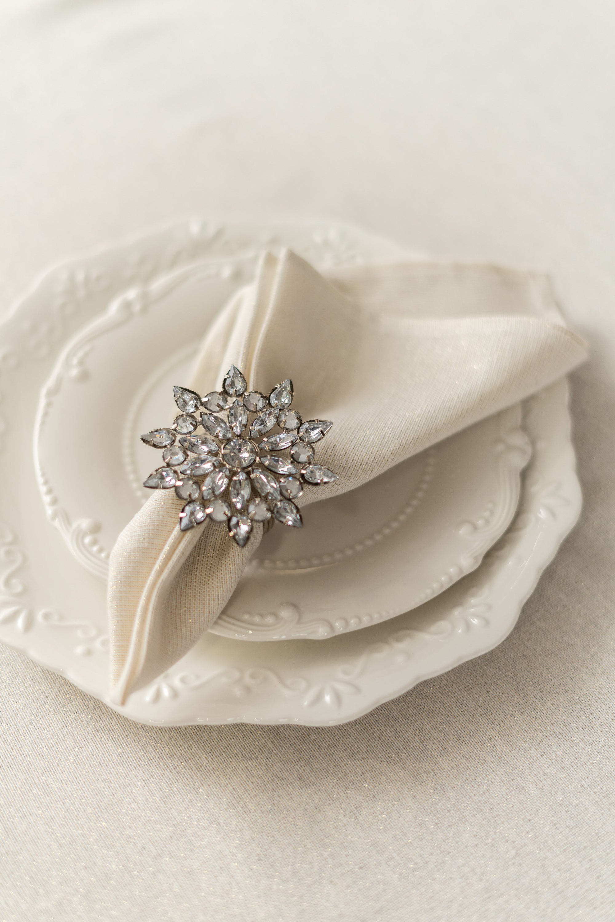 Festive napkin | Liso Crudo Oro