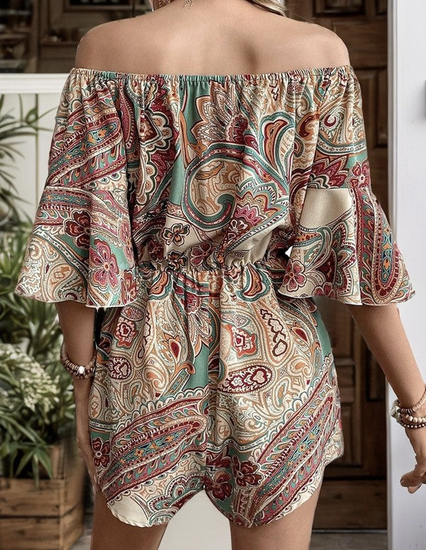 Off the Shoulder Romper