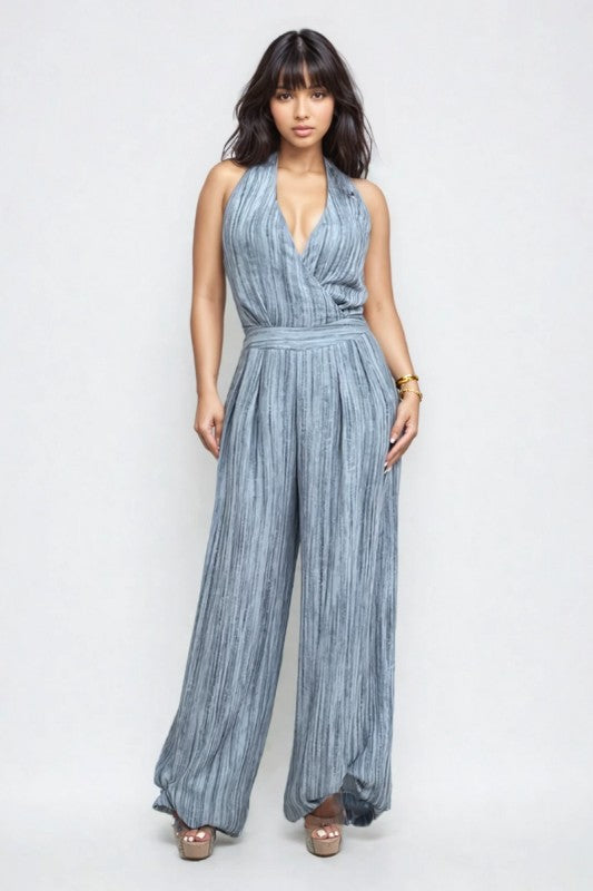 Skyline Halter Jumpsuit