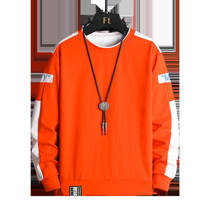 Men's Spring & Autumn Casual Sports Round Neck Sweater