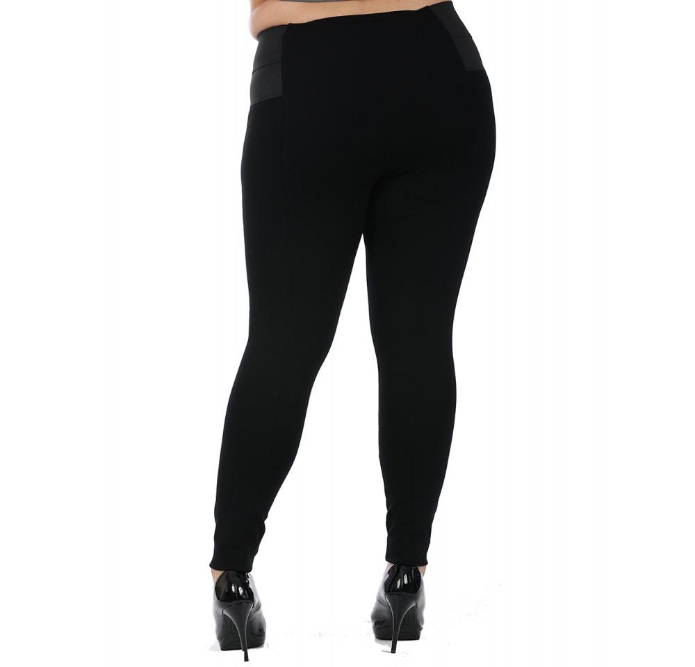 Curvy Plus Size Pant Elastic Waist and Tapered Leg 3535325C