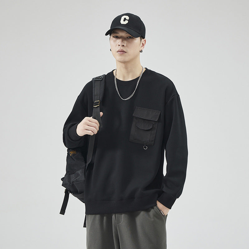 Men's Autumn Loose Round Neck Sweater