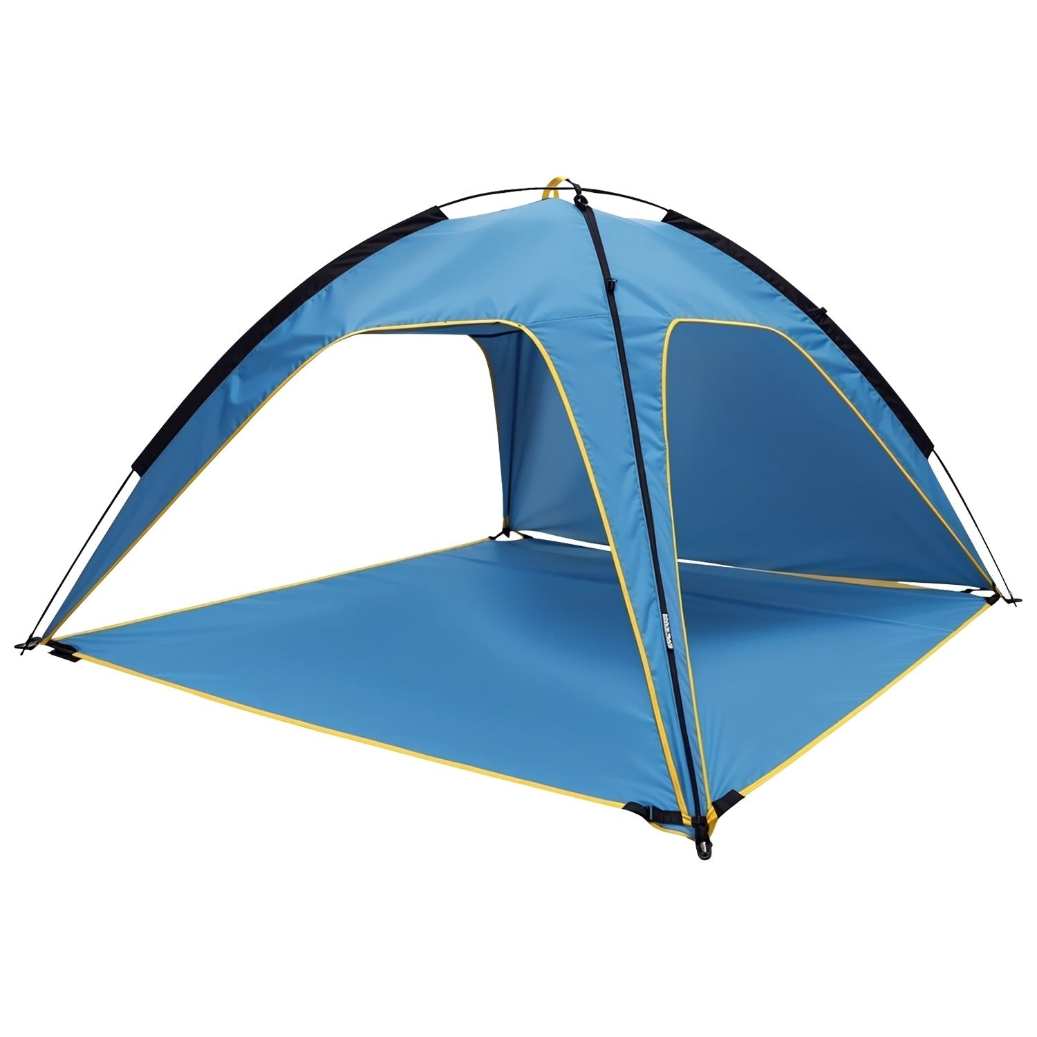 1Pc 4-6 Person Beach Tent Canopy  With 3 Door Openings Carry Bag UPF50