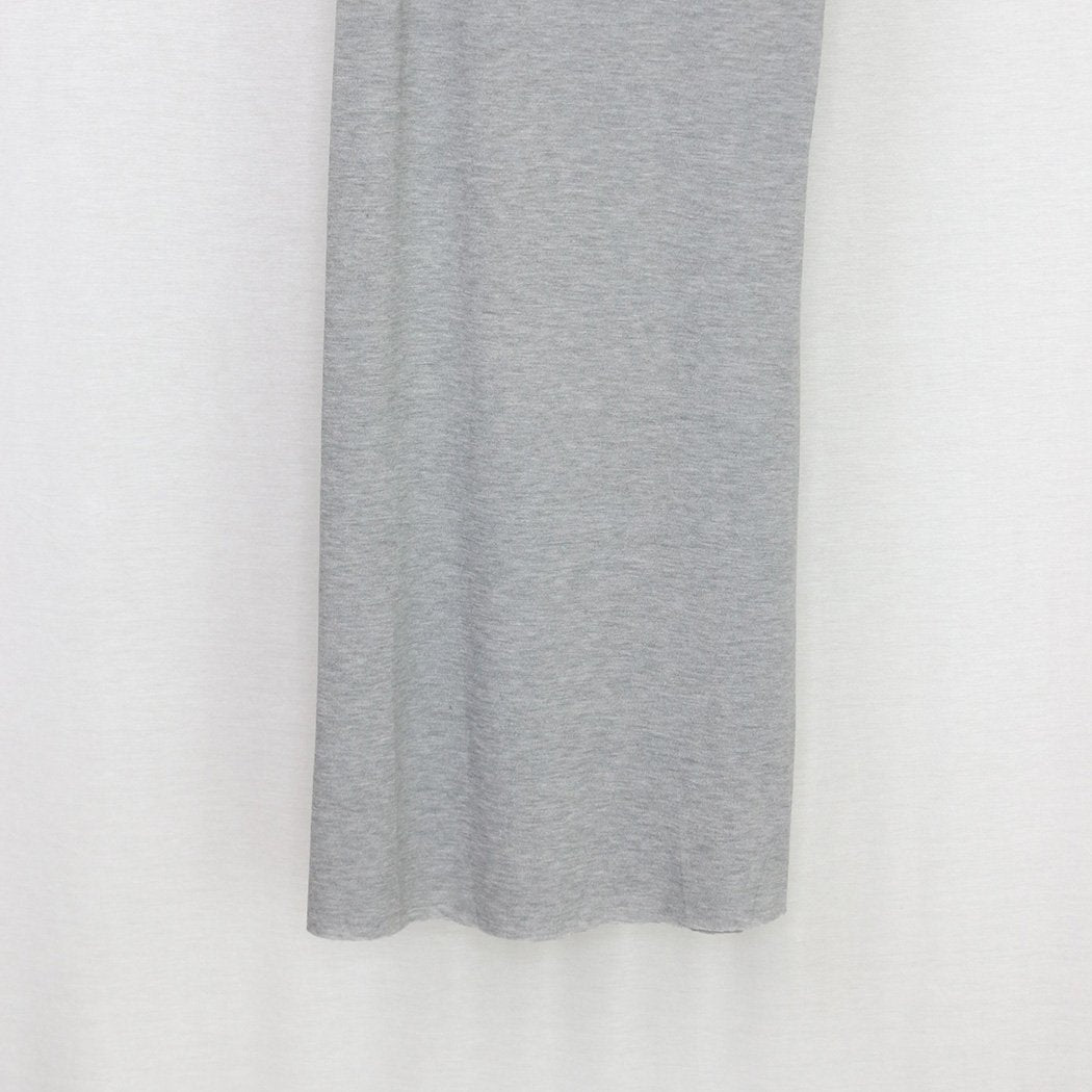 Elastic Waist Wide Leg Pants Grey