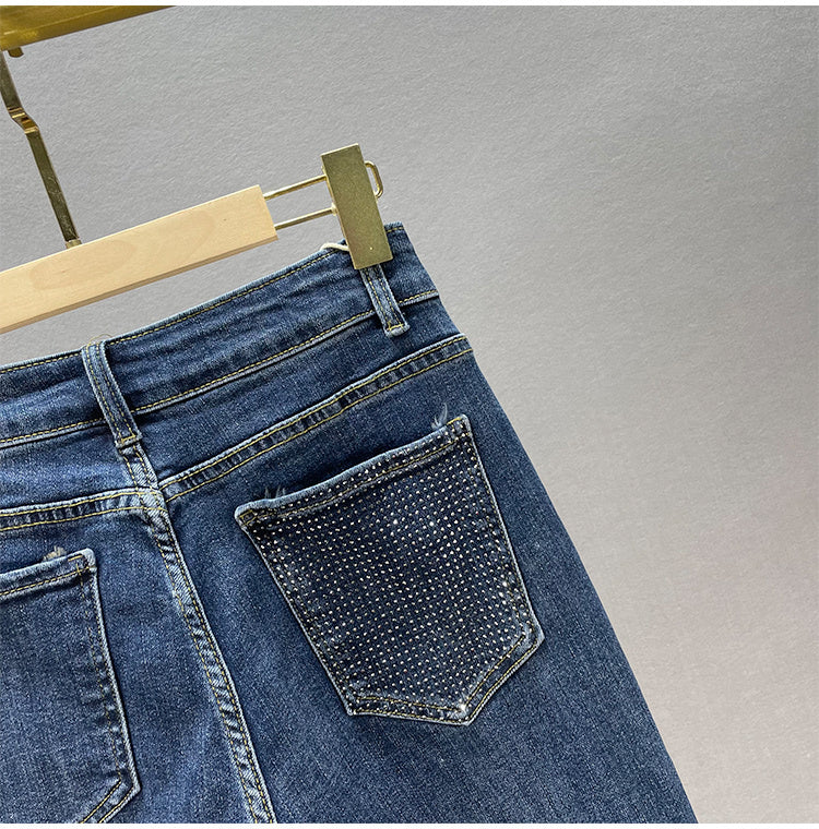 Midnight Spark Rhinestone Jeans – Haute Edition 25
