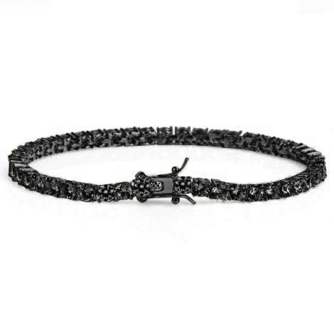 RADIOSUS 3MM SILVER MOISSANITE BRACELET I 991443