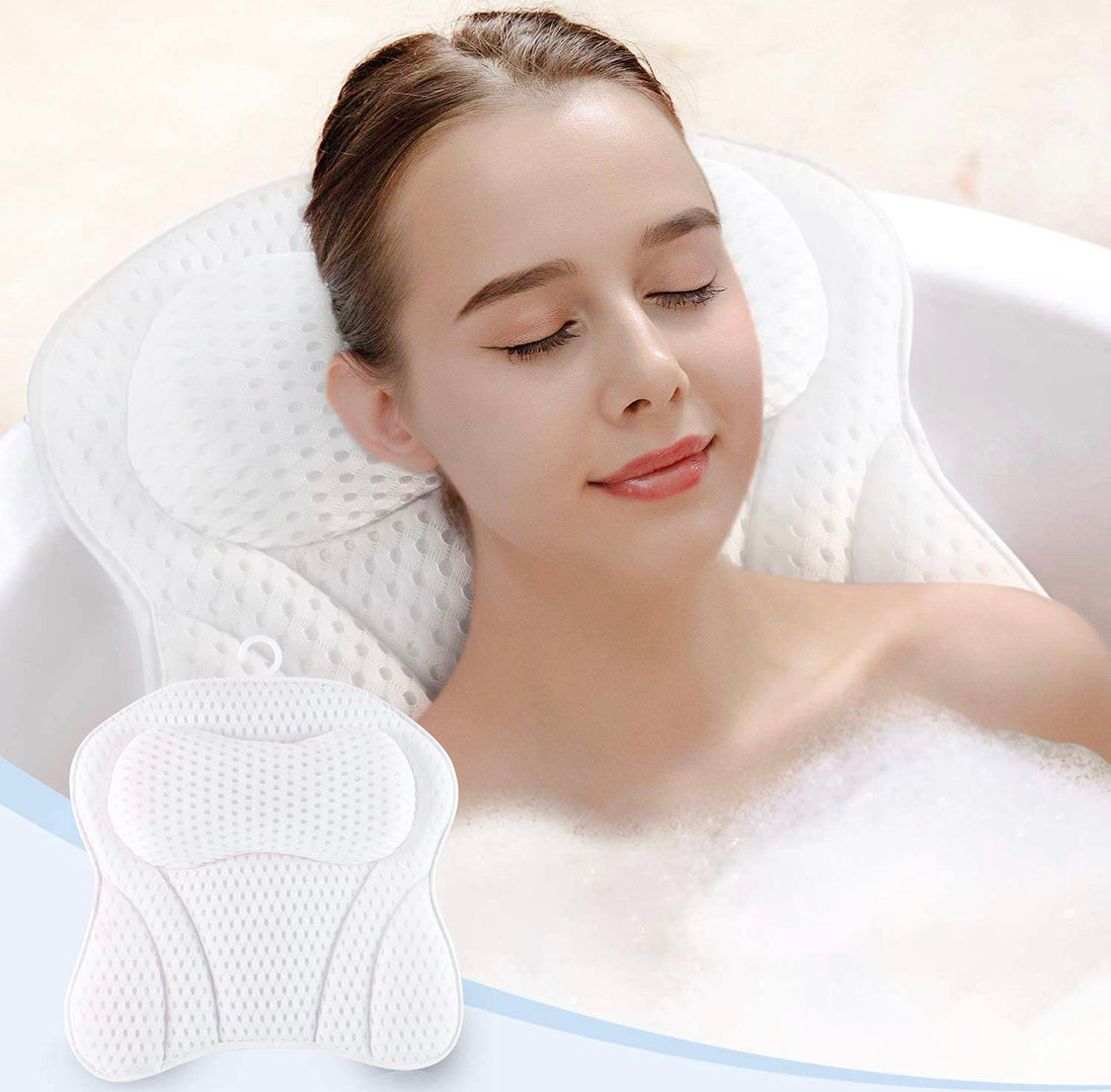 Luxury Mesh Relaxation Soft Bathtub Pillow
