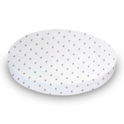 SheetWorld Fitted Oval Crib Sheet Fits Stokke Sleepi - 100% Cotton