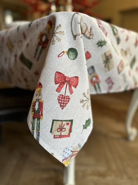 Rectangular Tablecloth, Christmas motive | Christmas Story