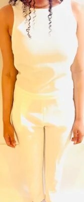 Backless Chic Jumpsuit Off White