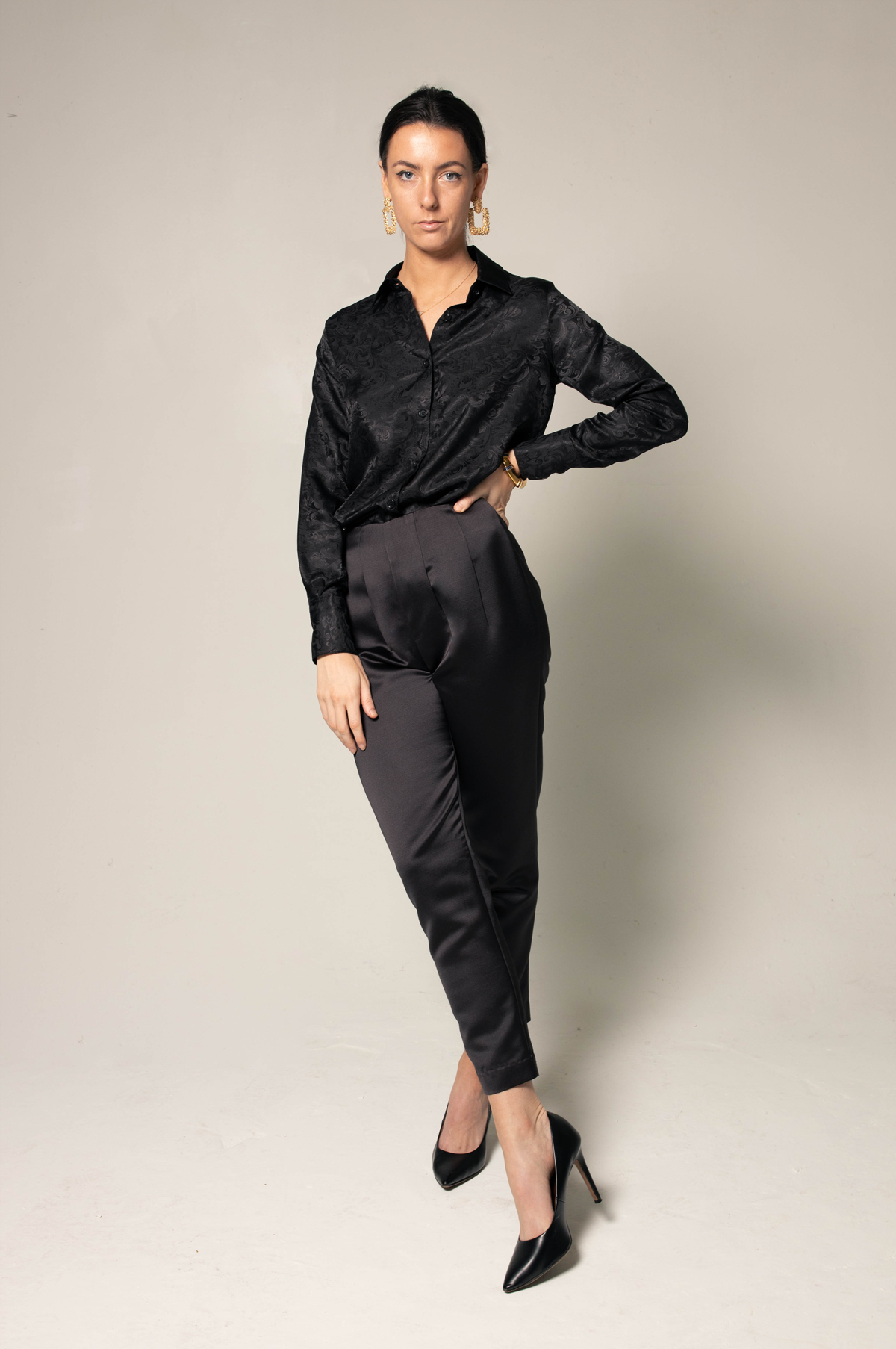 Womens Pleated Trousers – Stylish Office & Formal Pants