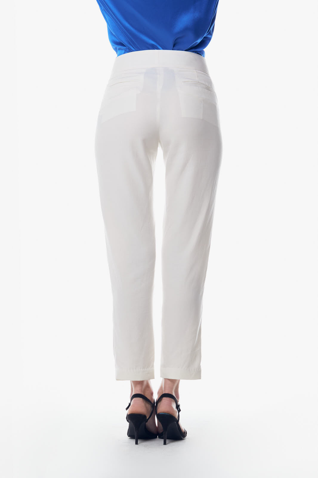 White Tailoring Slim Pants – Women’s Slim-Fit Trousers