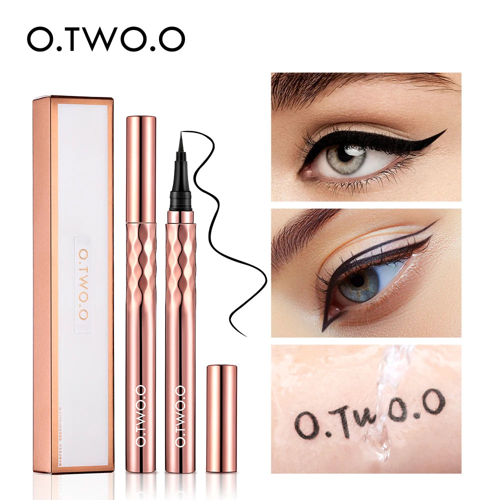 O.TWO.O Eyeliner Pencil Liquid Eye Liner Waterproof Smudge Proof Quick