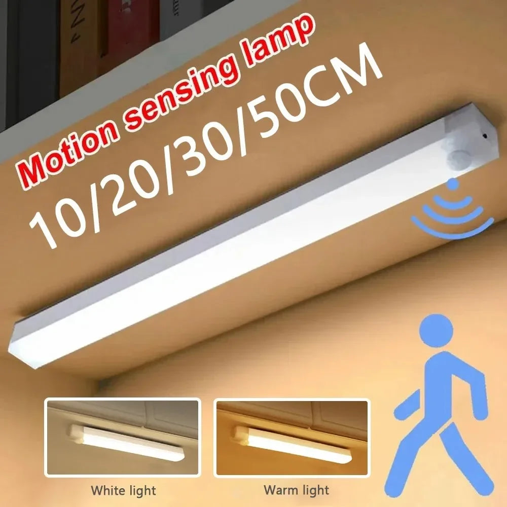LED Motion Sensor Light Wireless LED Night Light Type C Rechargeable