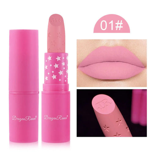 9 Colors Waterproof Rose Red Velvet Matte Lipstick Moisturizing Long