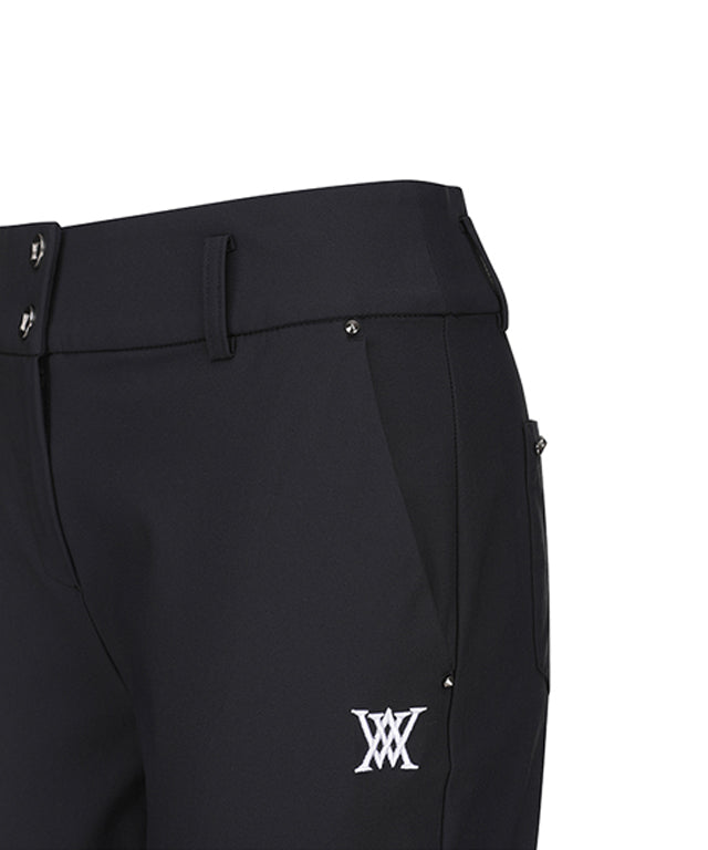 ANEW Golf: Women Waist Banding Long Pants - Black