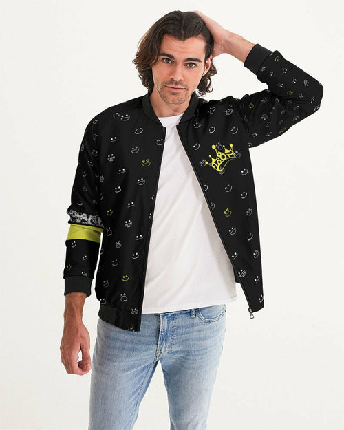 2882Sport™ Fit My Mood Winky Face Men's Bomber Jacket