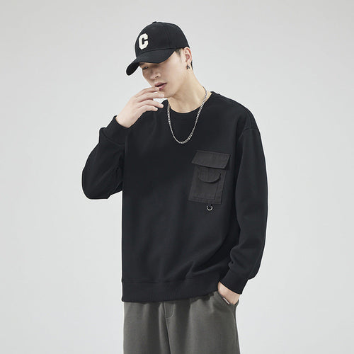 Men's Autumn Loose Round Neck Sweater