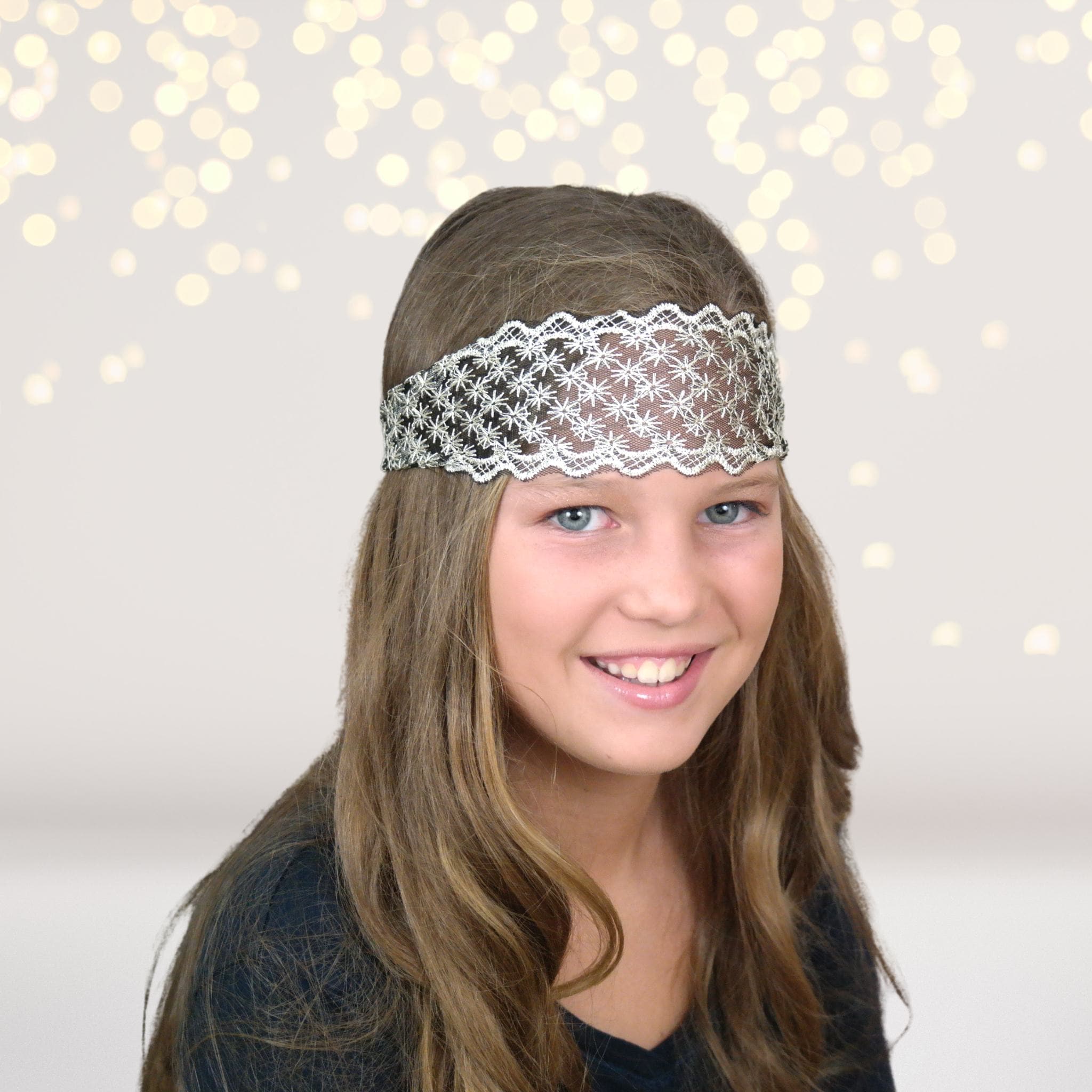 Bohemian Wide Lace Headband