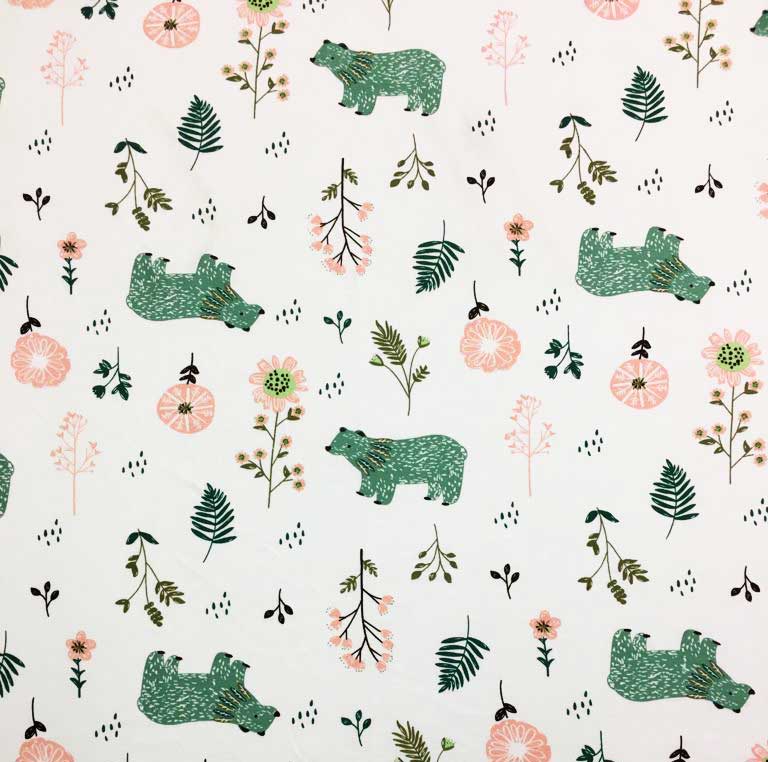 SheetWorld Fitted Crib Sheet Set - 100% Cotton Jersey - Woodland