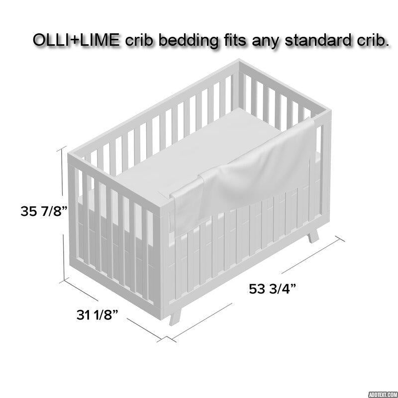 Light Gray Crib Skirt