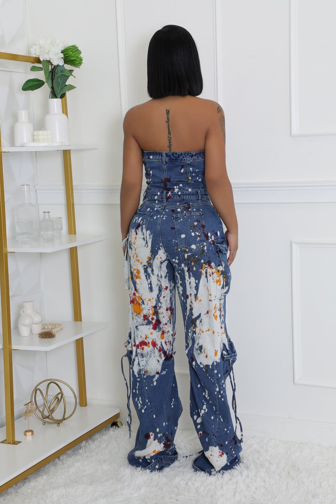 Color Splash Art Jumpsuit