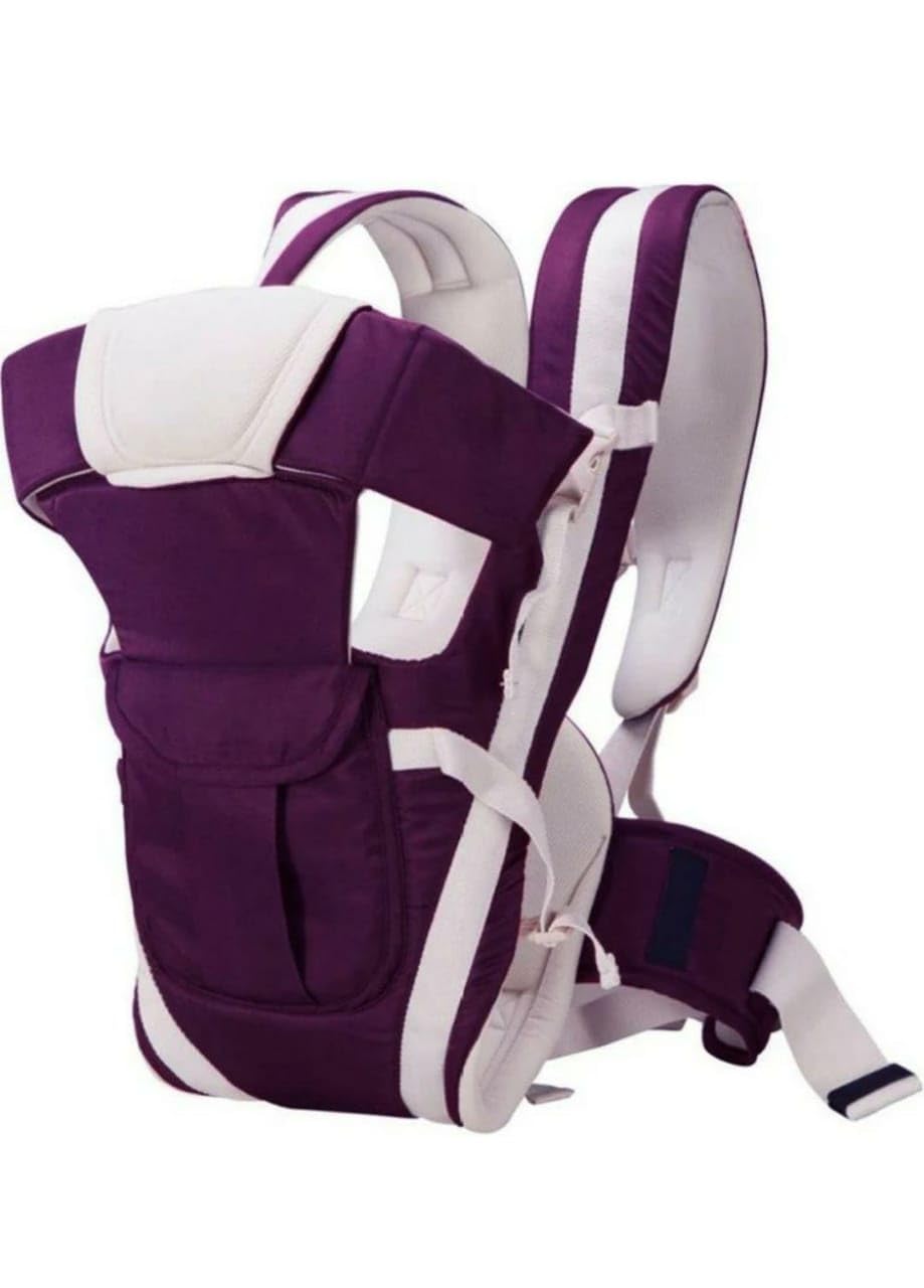 4-in-1 Adjustable Baby Sitting Carrier Bag-Wine