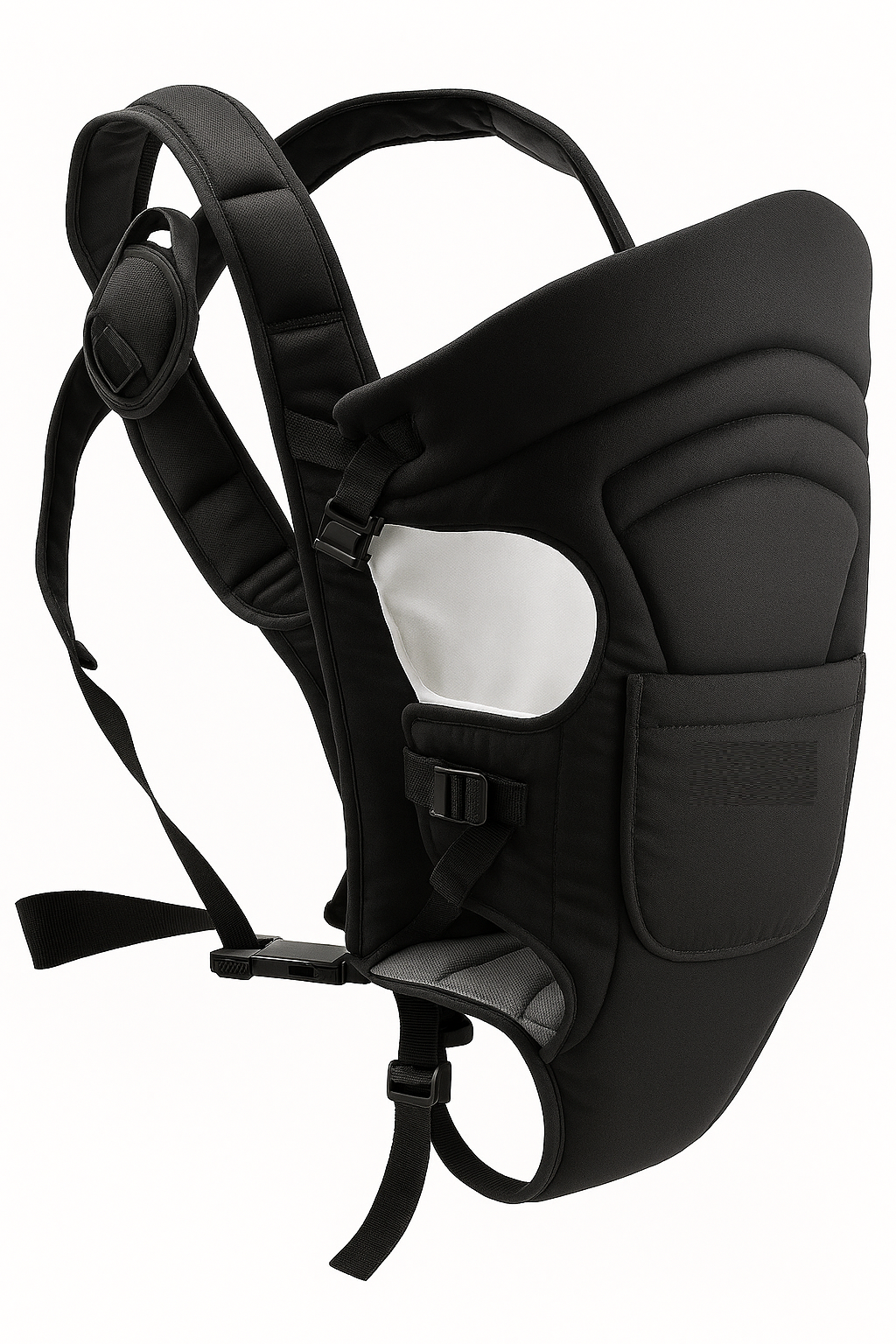 3-in-1 Ergonomic Adjustable Sling Carring Bag-Black & Grey