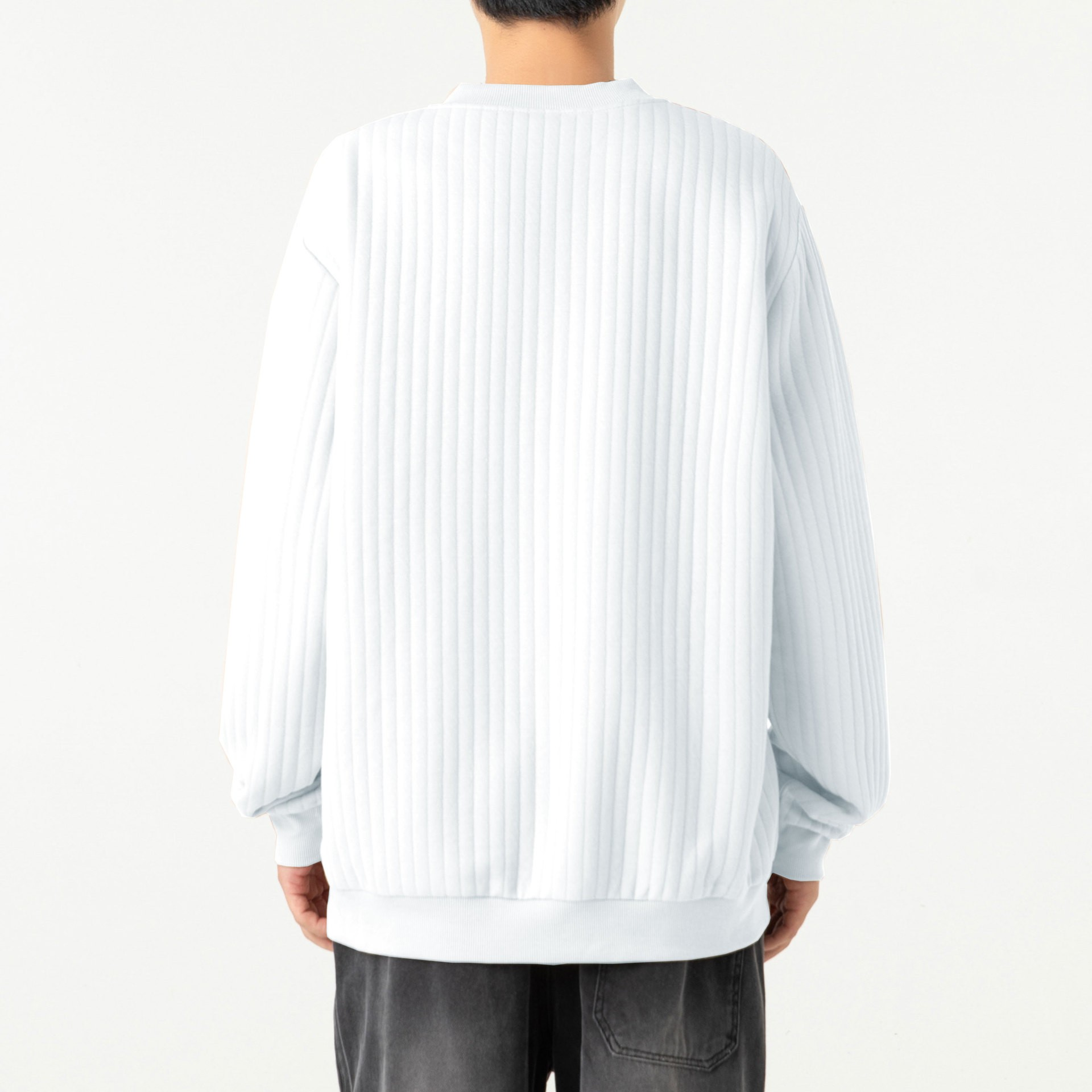 Men's Half-high Collar Button Sweater