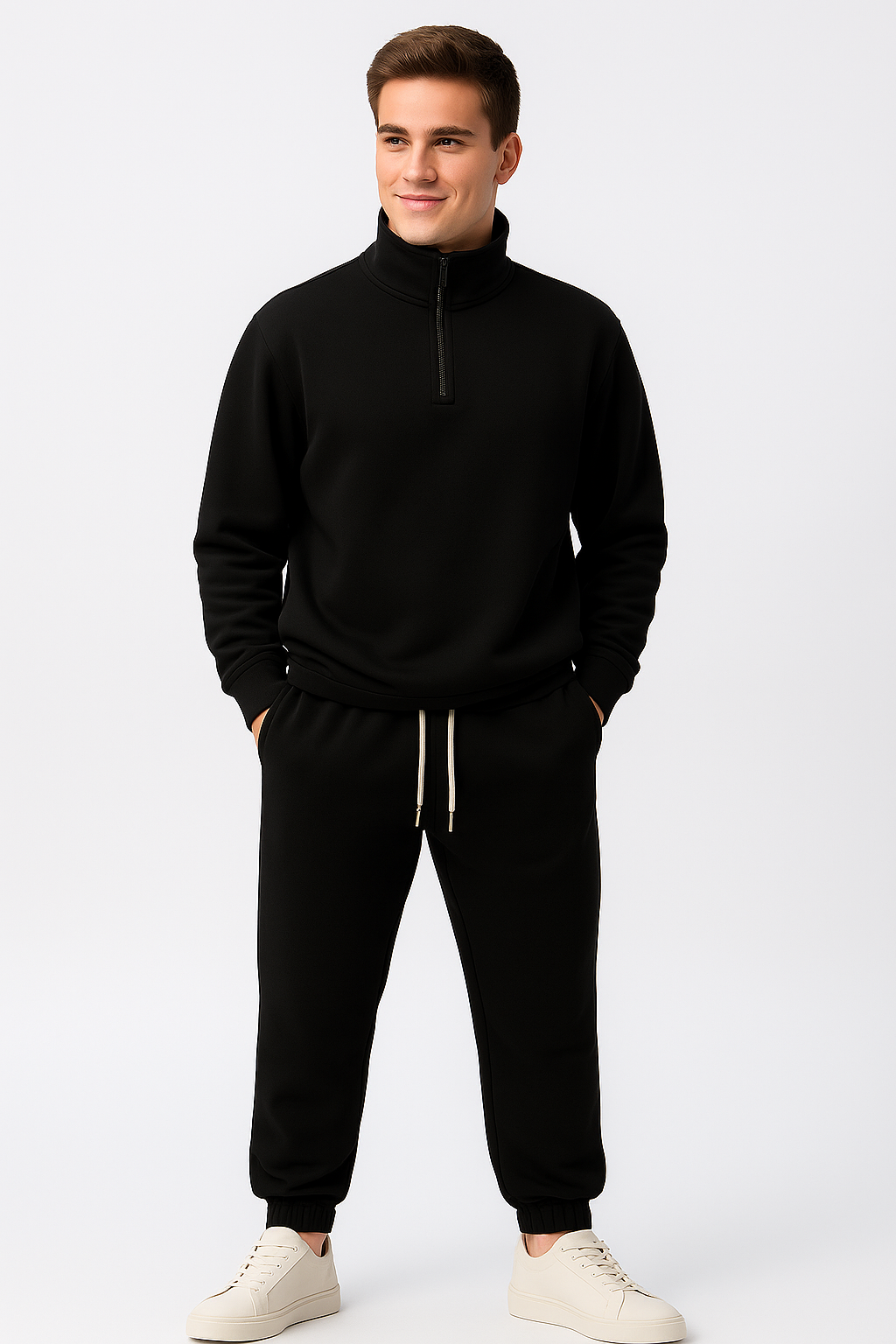 LUXEEDIT Edition Men's Fleece Tracksuit – Wide Fit, Ultimate Comfort