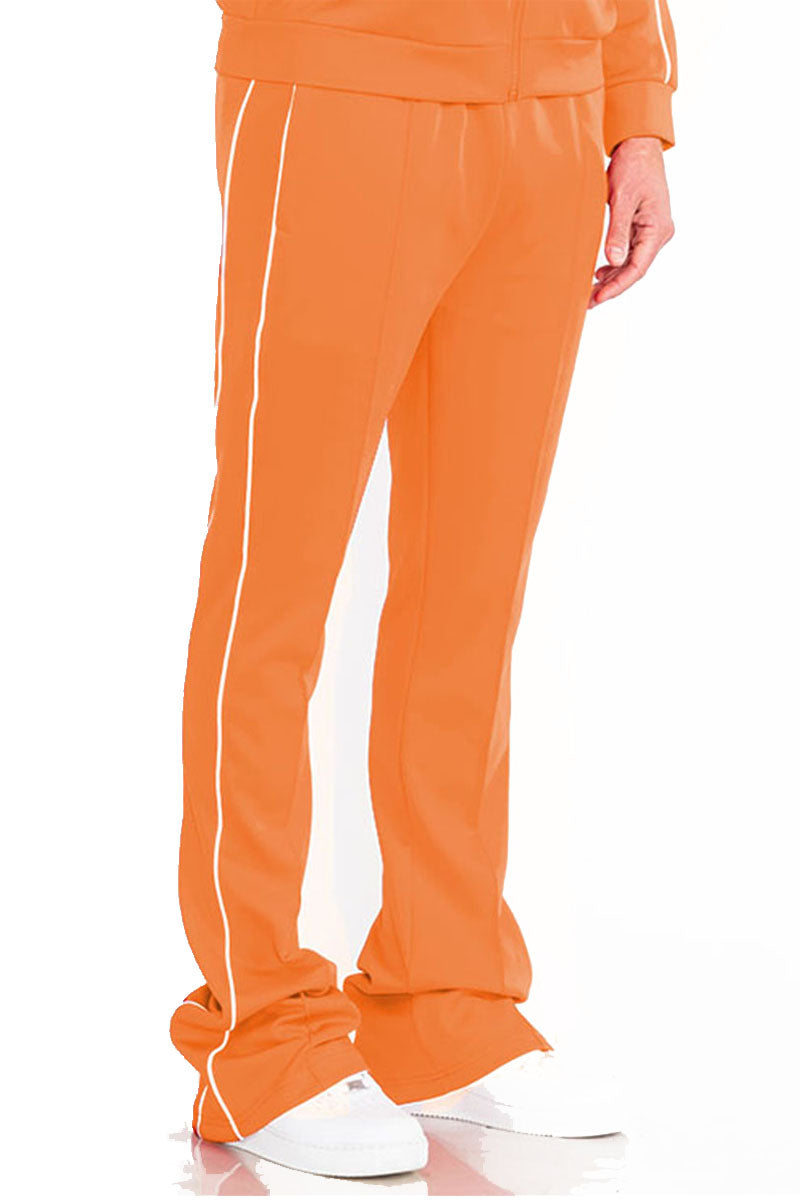 Mens Side Pipe Stacked Flare Pants