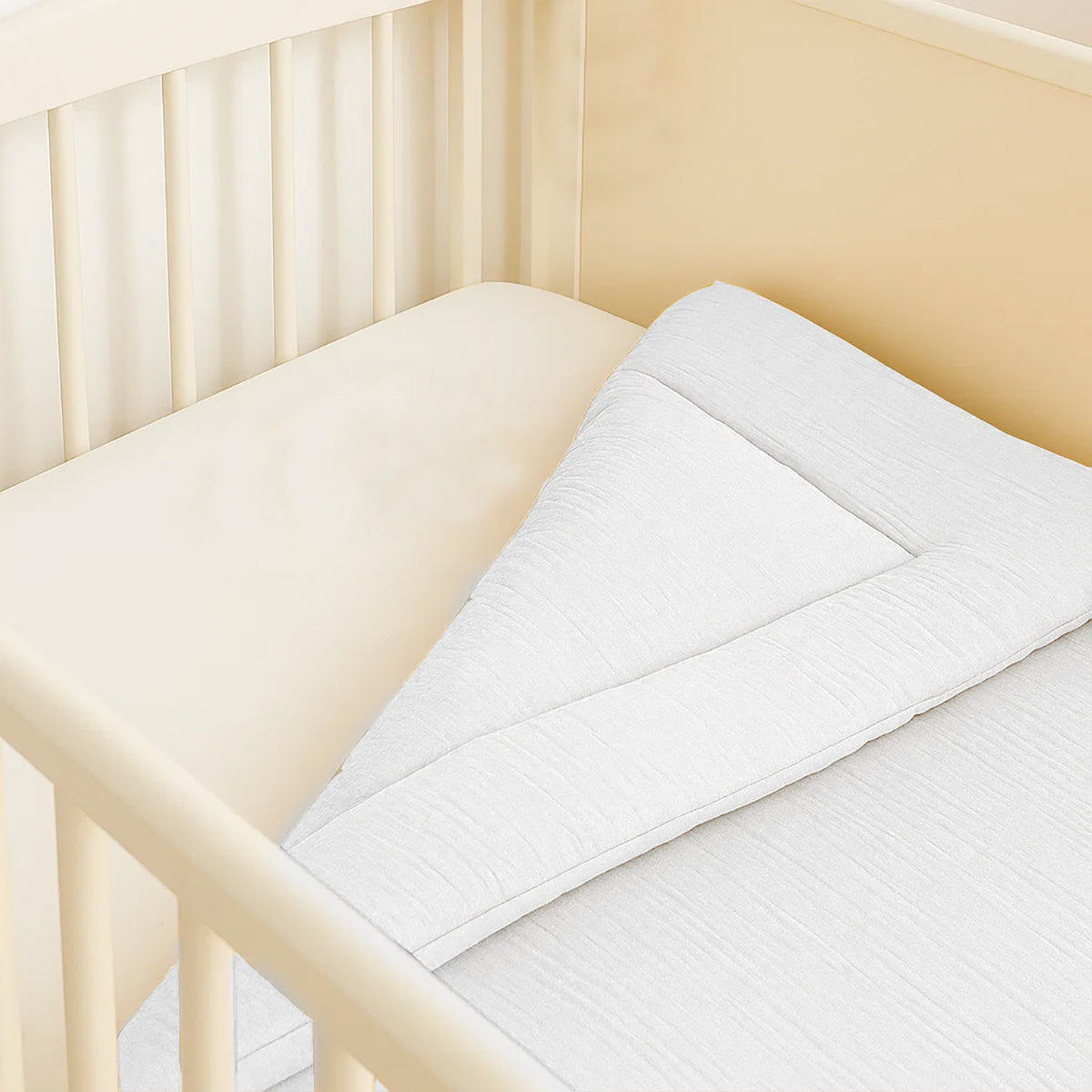 Organic Cotton Quilt - White