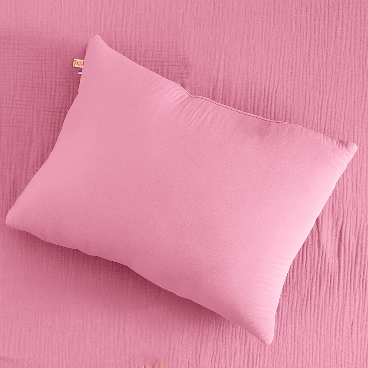 Organic Cotton Pillow - Pink