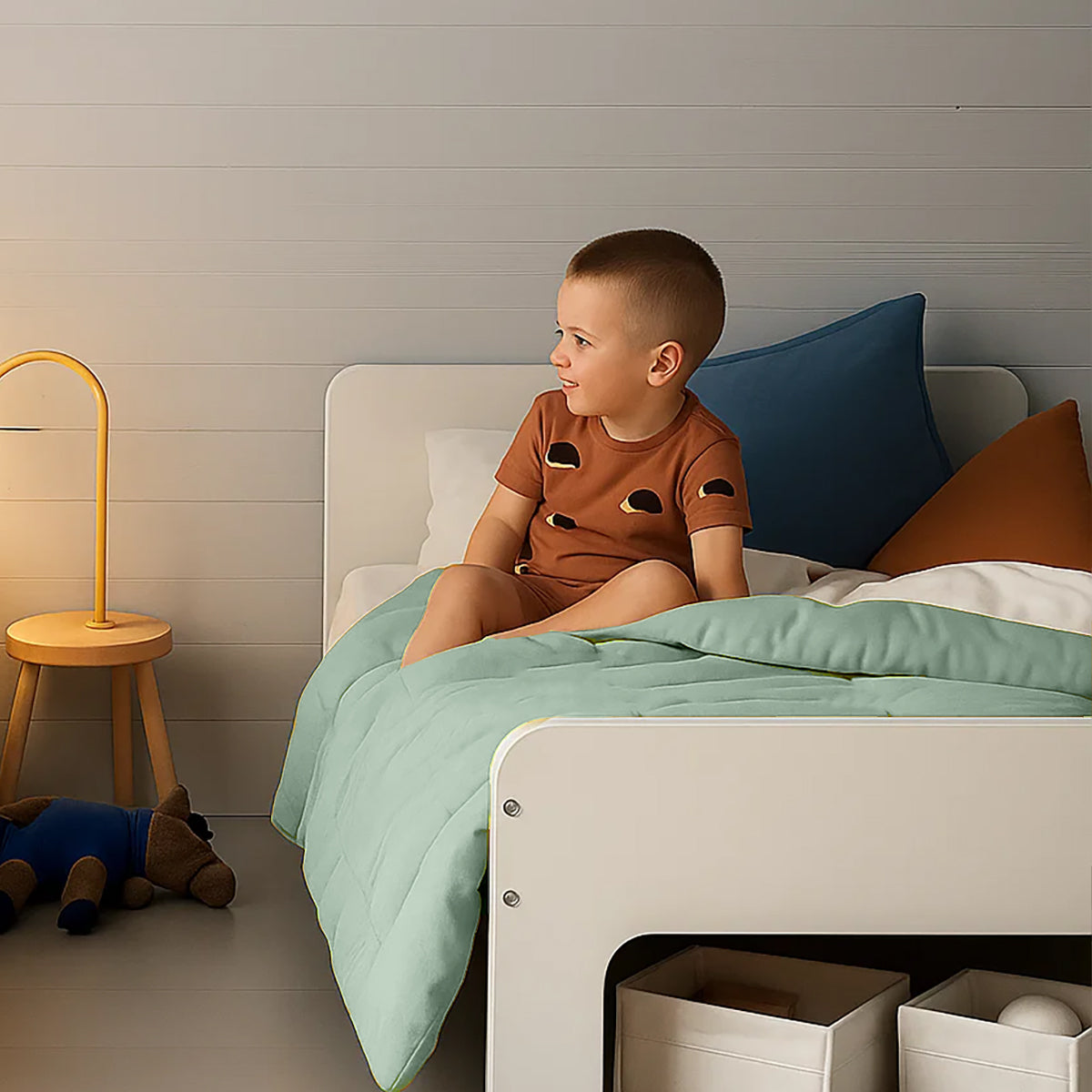 Organic Cotton Quilt - Green