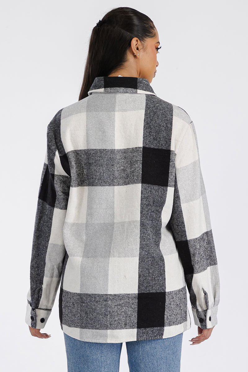 Boyfriend Oversized Soft Flannel Shacket FL503