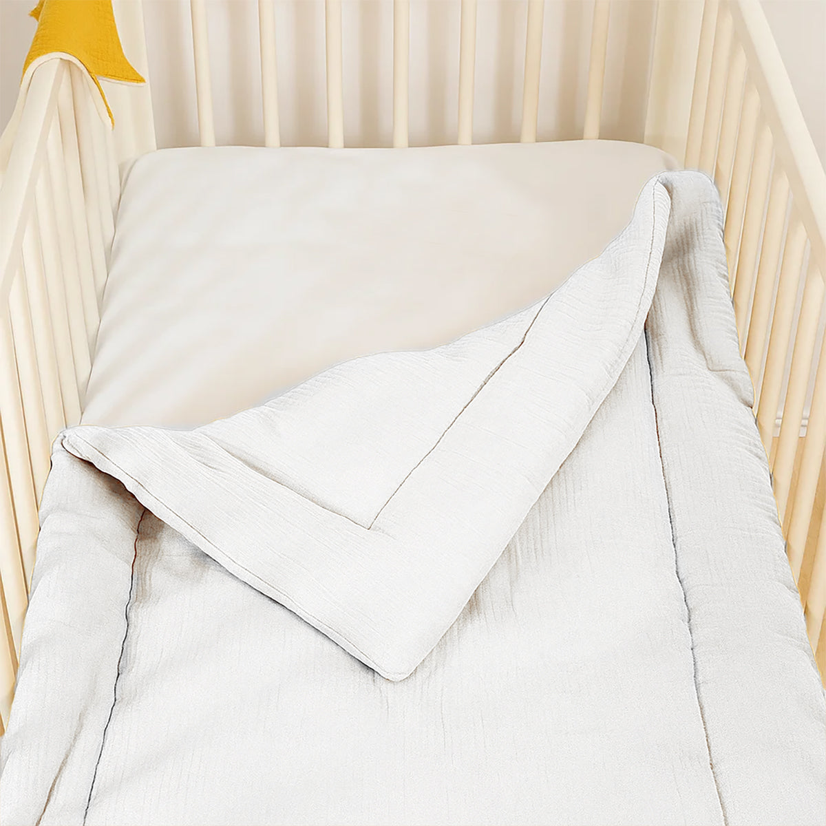 Organic Cotton Quilt - White