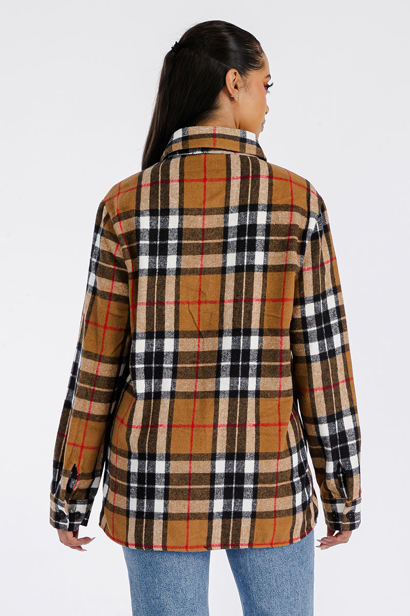 Boyfriend Oversized Soft Flannel Shacket FL506
