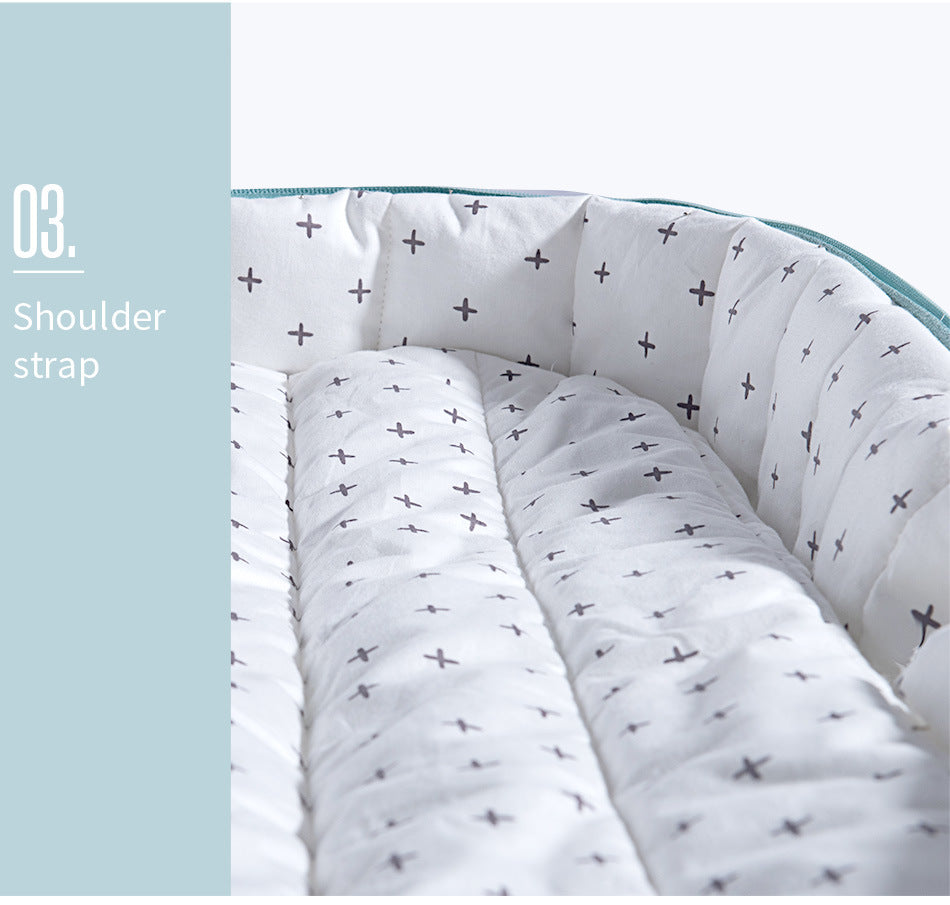 Baby Portable Bed Bag Foldable Newborn Travel Crib Carry-on Nest Bed