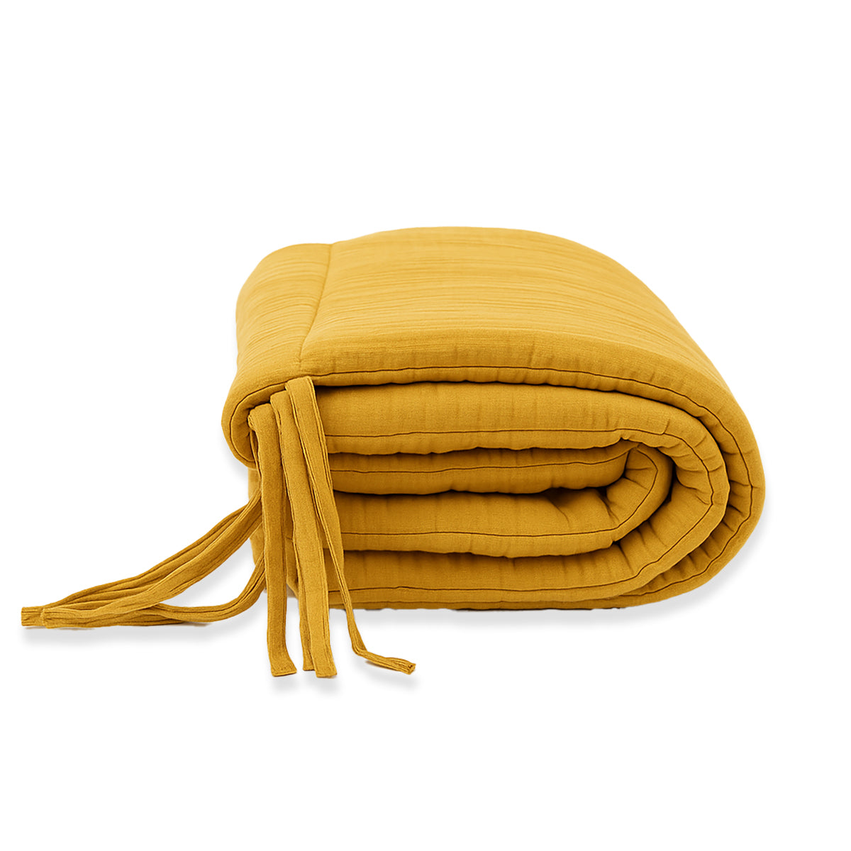 Organic Cotton Cot Bumper - Honey