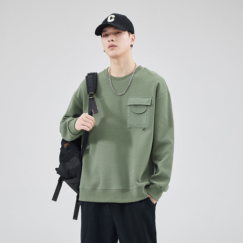 Men's Autumn Loose Round Neck Sweater