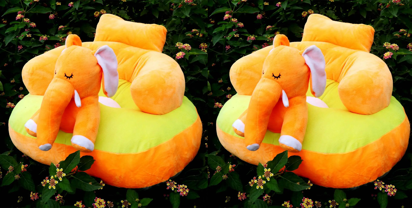 Elephant Baby Seater Stuffed For kids Pack of 2