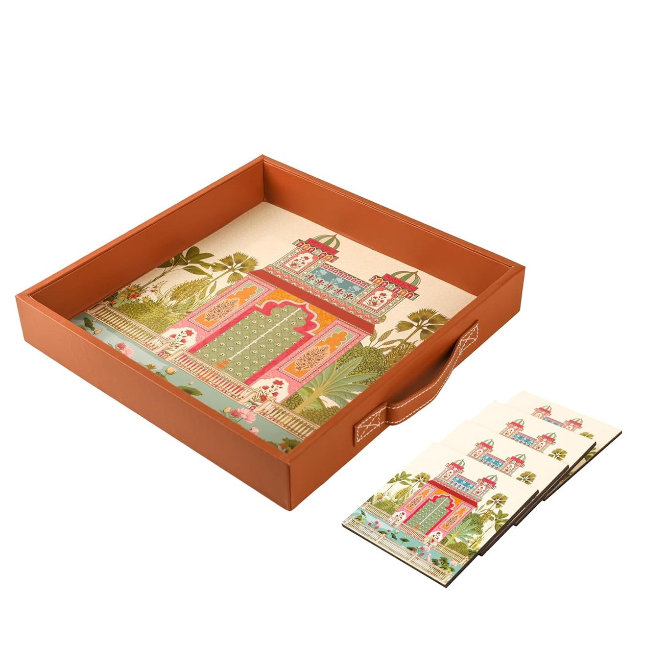 Wooden Serving Trays-Resin Tray,Ancient