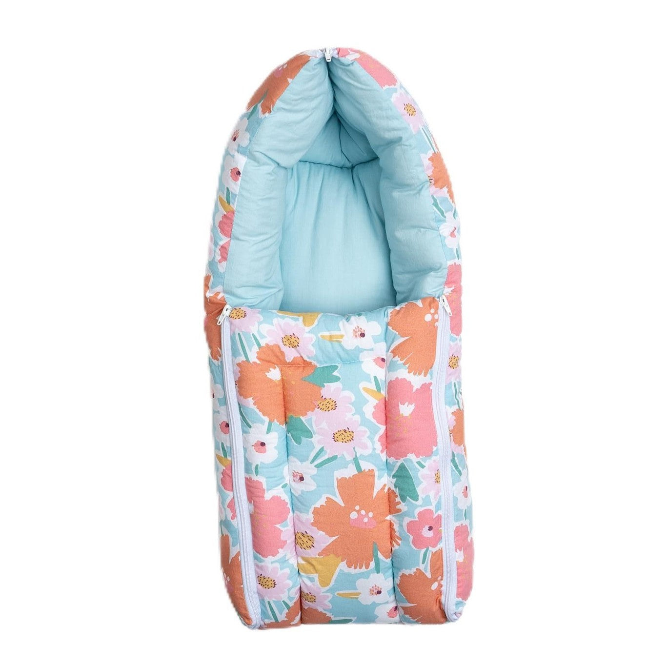 3 in 1 Baby Sleeping Bag & Carry Nest | Cotton Bedding Set for Infants