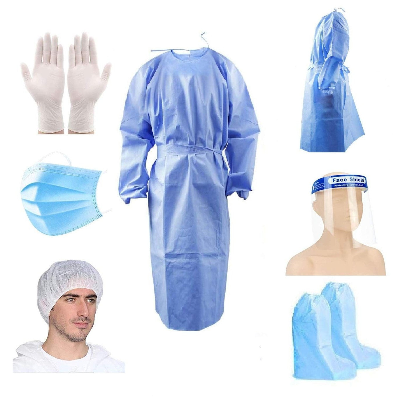 Medical Disposable Gown for Body Protection Comfortable for Travelling