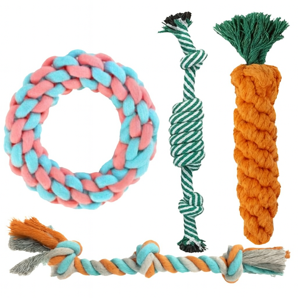 Carrot, Ring, and Knot Rope Set