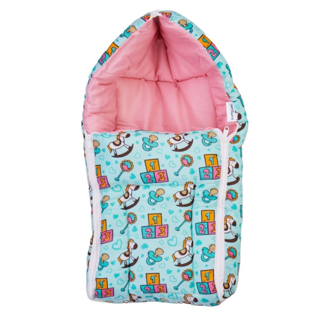 New Born Baby Unisex Cotton Carry Bag/Sleeping Bag, 3 in 1 Baby Bed,